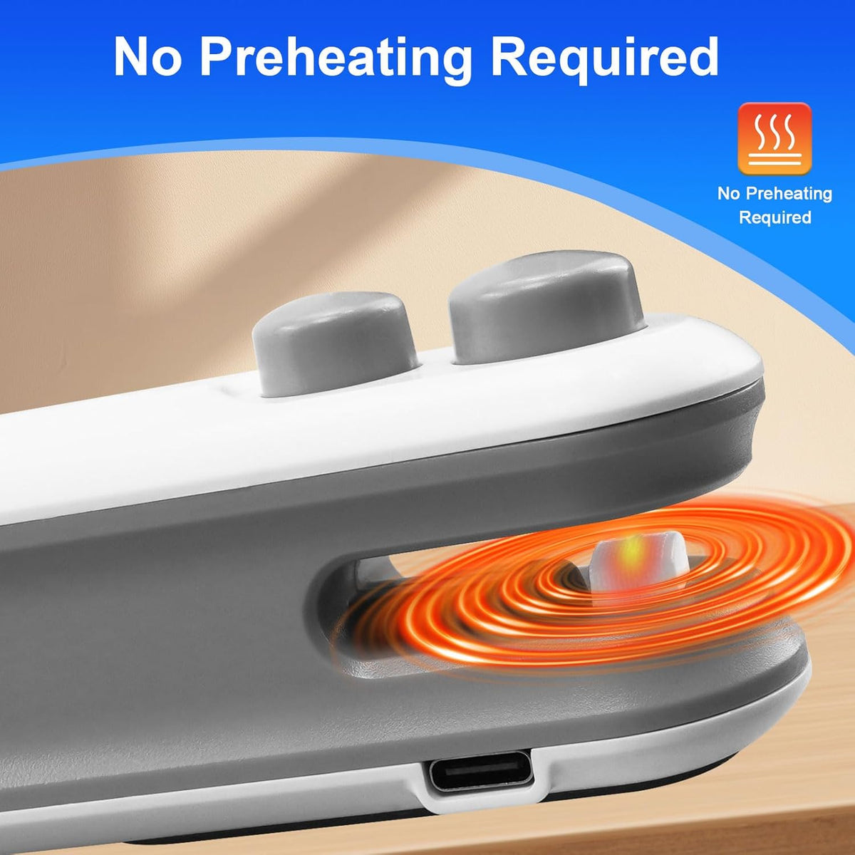 Mini Bag Sealer, Rechargeable 2-in-1 Heat Seal & Cutter for Plastic Bags | Chip Bag Sealer,Bag Resealer,Rechargeable Sealer Machine,Portable Heat Sealer and Cutter