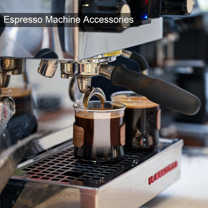 Espresso Cup with Handle, 2.5 OZ Double Spout Clear Glass Measuring Cup with Dual Scale, Espresso Shot Glass with V-Shaped Mouth, Espresso Accessories（1 pack）