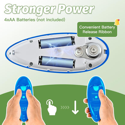 Electric Can Opener，Can Openers For Seniors, Can Opener Electric- Automatic, Simply press the button to open the can - automatic, hands-free, smooth edges, battery powered, yes, you can (blue)