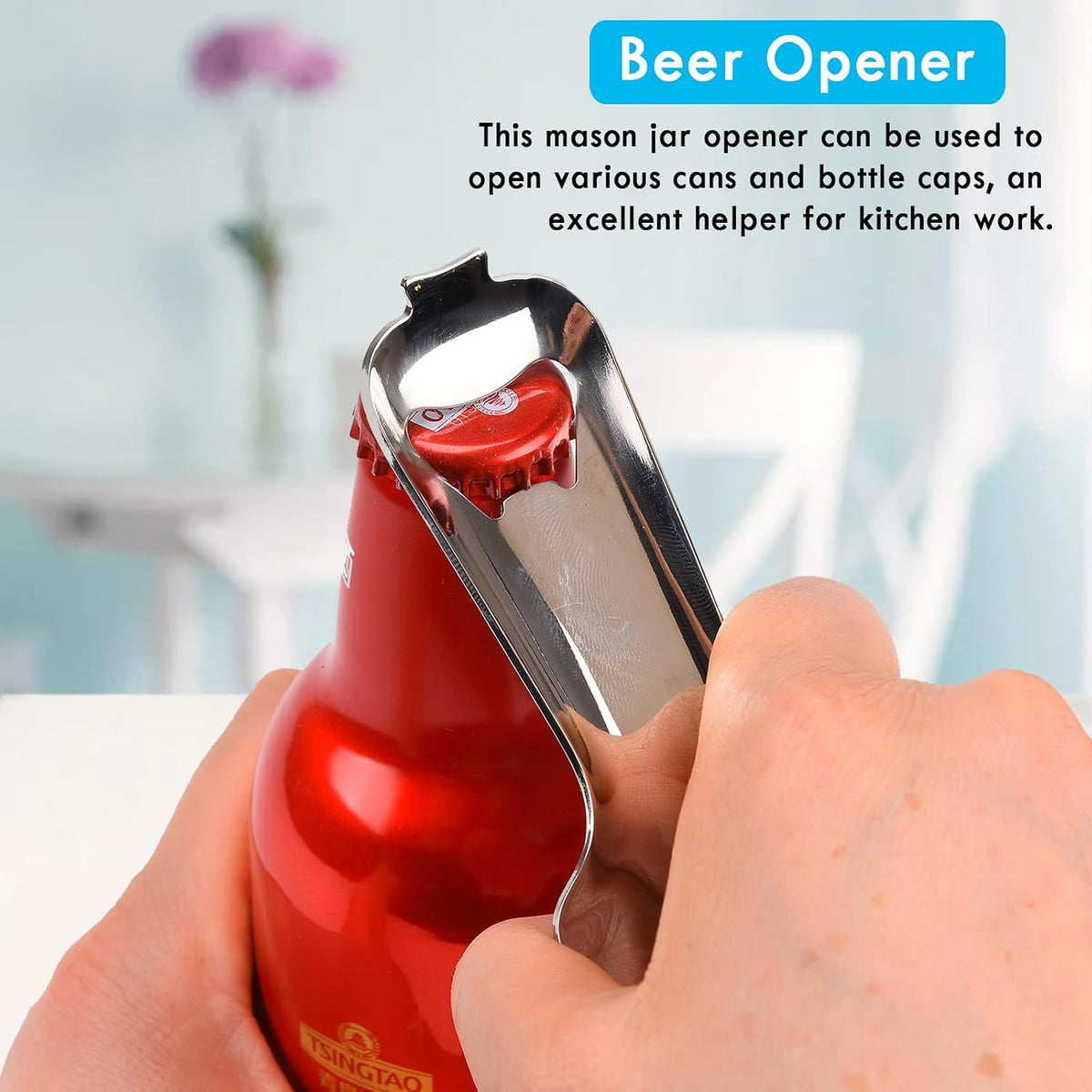 Mason Jar Opener for Canning Lids No Dents or Damage, Canning Supplies