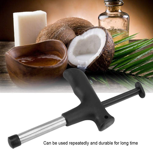 Stainless Steel Coconut Opener Anti- Sharp Fruit Corer for Pineapple Haw Home & Kitchen Gadget
