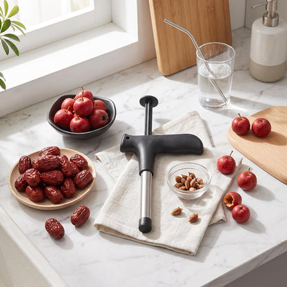 Stainless Steel Coconut Opener Anti- Sharp Fruit Corer for Pineapple Haw Home & Kitchen Gadget