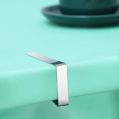 12 Pack Tablecloth Clips - Heavy Duty Picnic Table Clips, Stainless Steel Table Cloth Cover Clamps, Table Cloth Holders Ideal for Restaurant Picnics Marquees Weddings Graduation Party