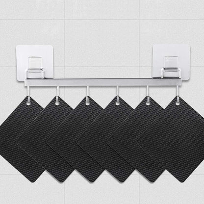 Silicone Trivet Mats Set of 6, Heat Resistant Non-Slip Food Grade | Multipurpose Hot Pads for Kitchen Use, Protects Countertops from Hot Pots, Dishes, Pan, Spoon Rest, Coaster