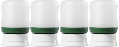 Condiment Squeeze Bottles, 1.3-oz salad dressing container to go, Leak Proof - Great for Sauce, Ketchup, Dressing, Oil - Easy Pour & Clean, BPA-FREE Plastic