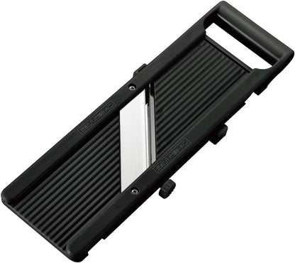 SAMURAI Slicer Japanese Mandoline Vegetable Slicer Made in Japan Adjustable Slice Thickness Stainless Steel Blade (Wide)