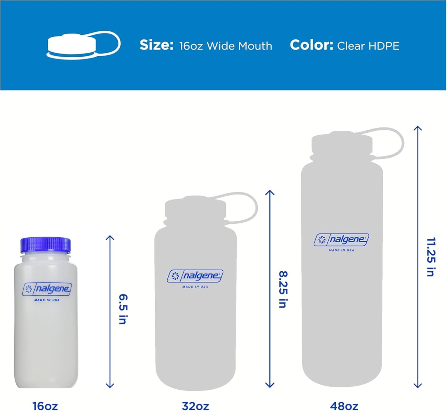HDPE Wide Mouth Round Container
