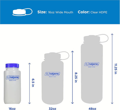 HDPE Wide Mouth Round Container