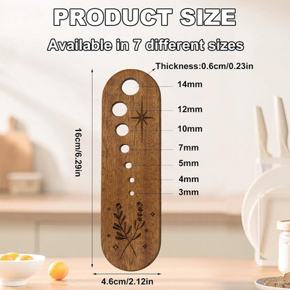 2Pcs Wooden Vegetable Leaf Separator, Pottery Herb Stripper Tool Supplies, Fun Kitchen Gadgets, Exquisite Herb Stripper Bowl Gifts for the Kitchen Suitable for Home Use & Chefs