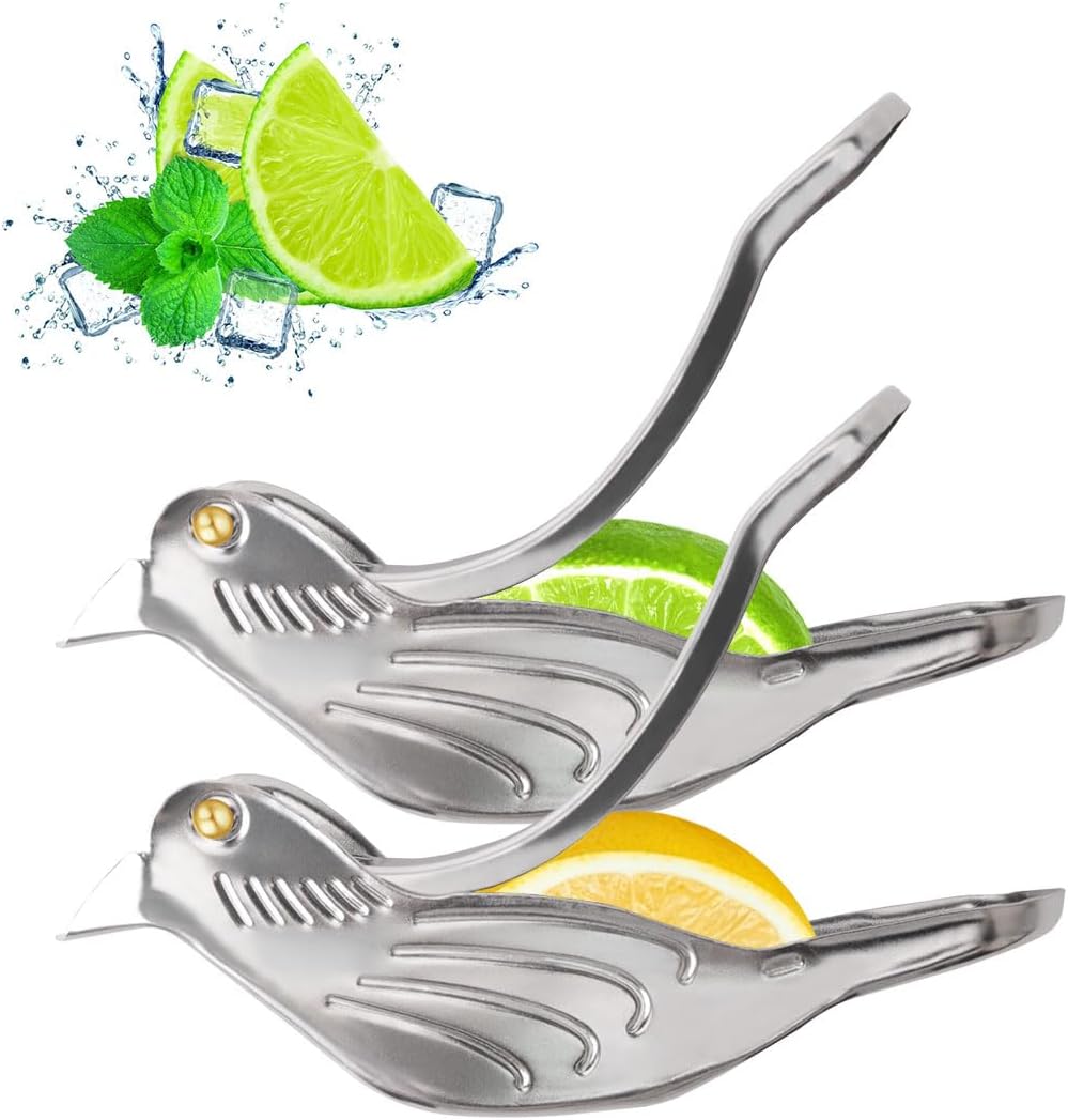 Lemon Juicer, Manual Lemon Squeezer Portable Lime Juicer, Bird Shape Hand Press Juicer for Orange Lime Pomegranate