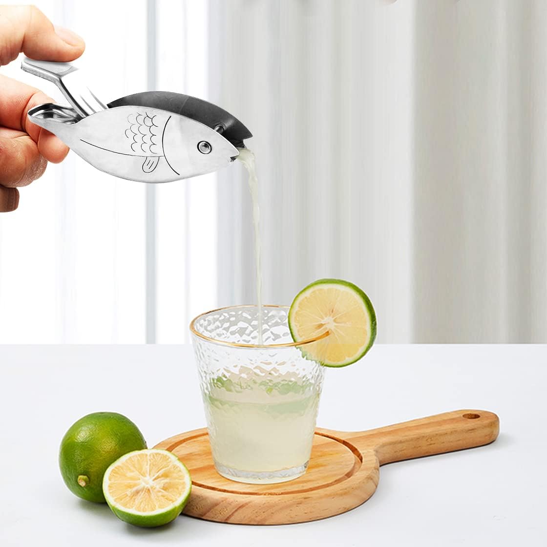 Lemon Juicer, Manual Lemon Squeezer Portable Lime Juicer, Bird Shape Hand Press Juicer for Orange Lime Pomegranate