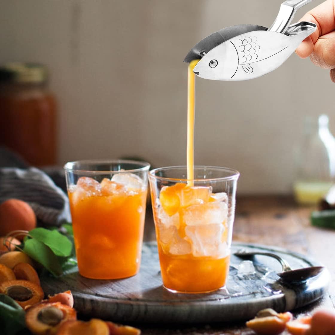 Lemon Juicer, Manual Lemon Squeezer Portable Lime Juicer, Bird Shape Hand Press Juicer for Orange Lime Pomegranate