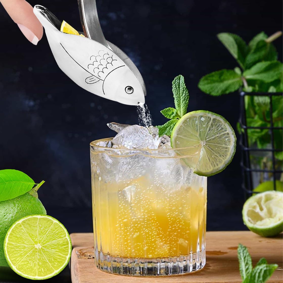 Lemon Juicer, Manual Lemon Squeezer Portable Lime Juicer, Bird Shape Hand Press Juicer for Orange Lime Pomegranate