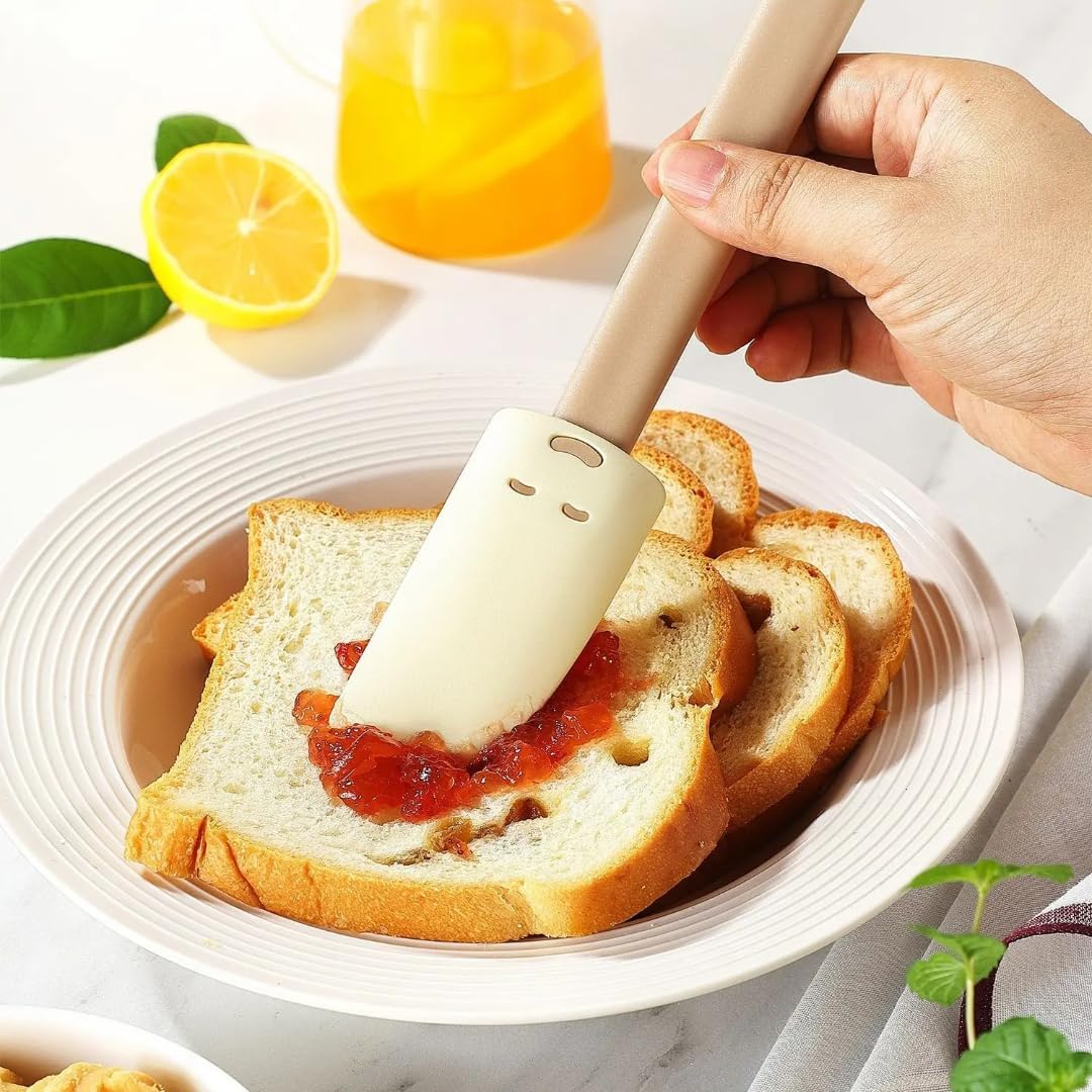 Silicone Pastry Brush and Spatula Set, | BPA Free, Heat Resistant, Non Stick, For Baking, BBQ, Grilling