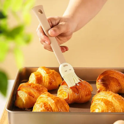Silicone Pastry Brush and Spatula Set, | BPA Free, Heat Resistant, Non Stick, For Baking, BBQ, Grilling
