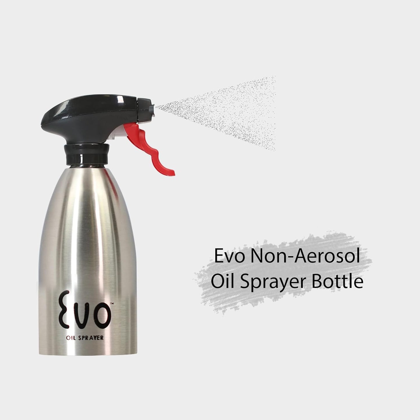 18/8 Stainless Steel, Non-Aerosol for Olive, Cooking Oils, and Vinegars, Silver, 16-Ounce Capacity