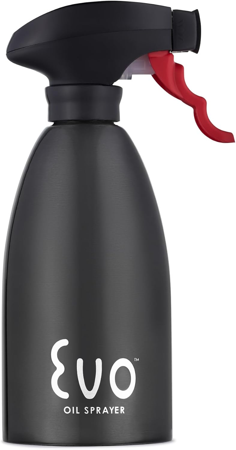 18/8 Stainless Steel, Non-Aerosol for Olive, Cooking Oils, and Vinegars, Silver, 16-Ounce Capacity