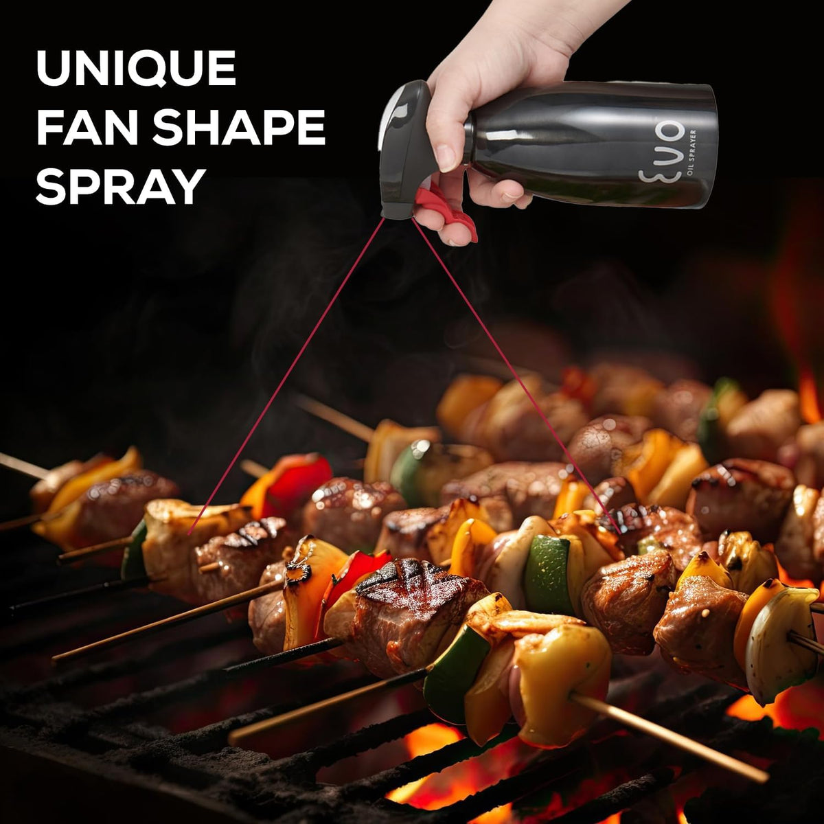 18/8 Stainless Steel, Non-Aerosol for Olive, Cooking Oils, and Vinegars, Silver, 16-Ounce Capacity