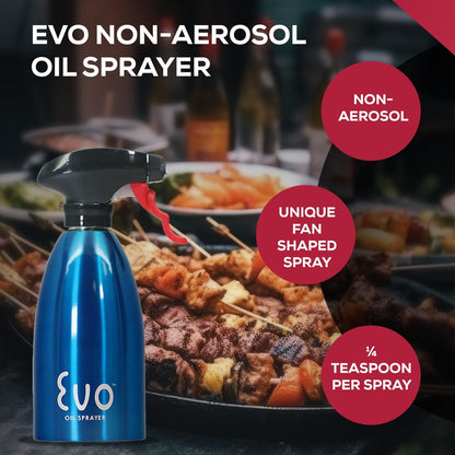 18/8 Stainless Steel, Non-Aerosol for Olive, Cooking Oils, and Vinegars, Silver, 16-Ounce Capacity