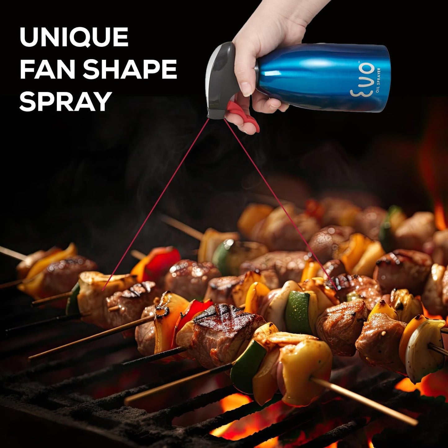 18/8 Stainless Steel, Non-Aerosol for Olive, Cooking Oils, and Vinegars, Silver, 16-Ounce Capacity
