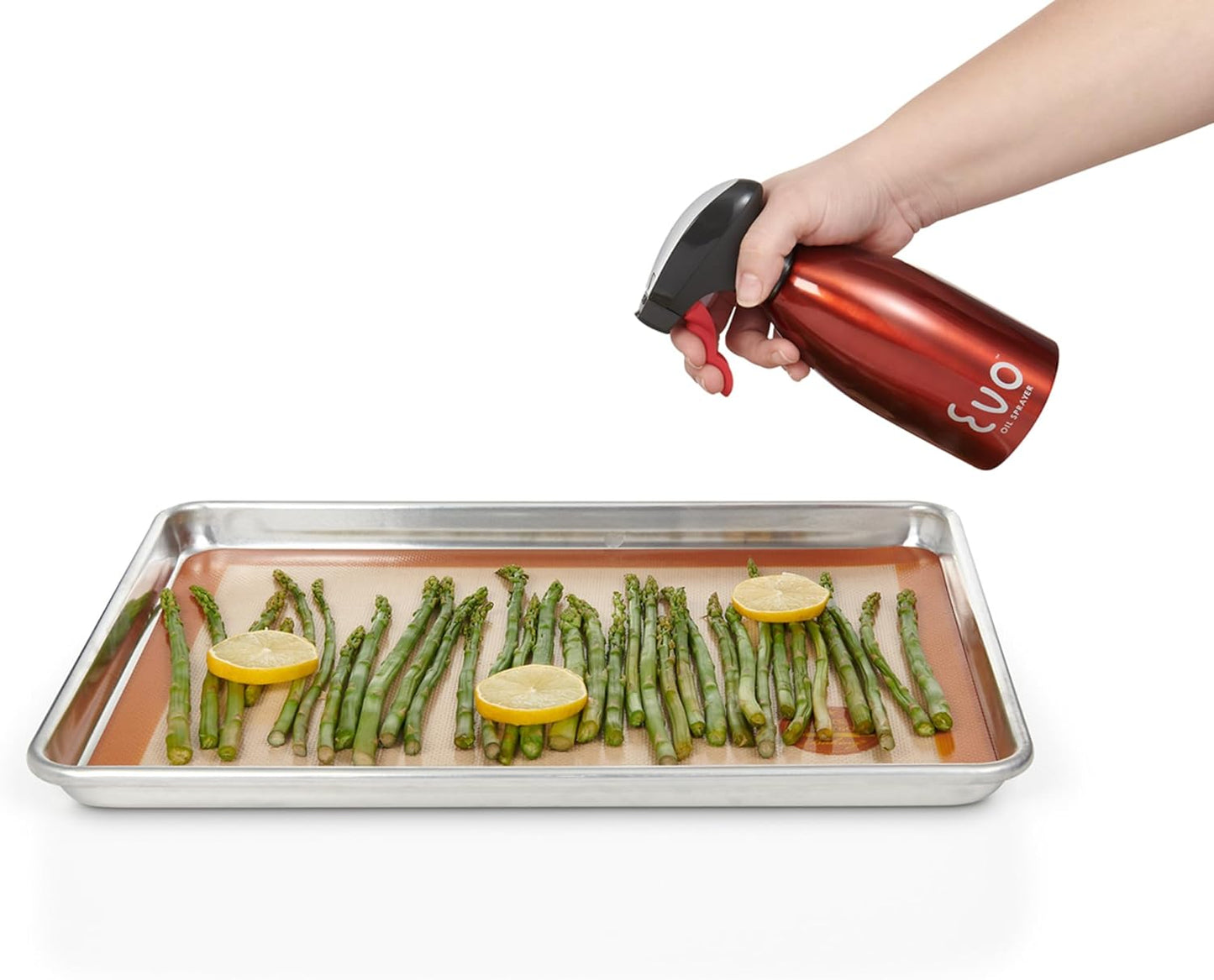 18/8 Stainless Steel, Non-Aerosol for Olive, Cooking Oils, and Vinegars, Silver, 16-Ounce Capacity
