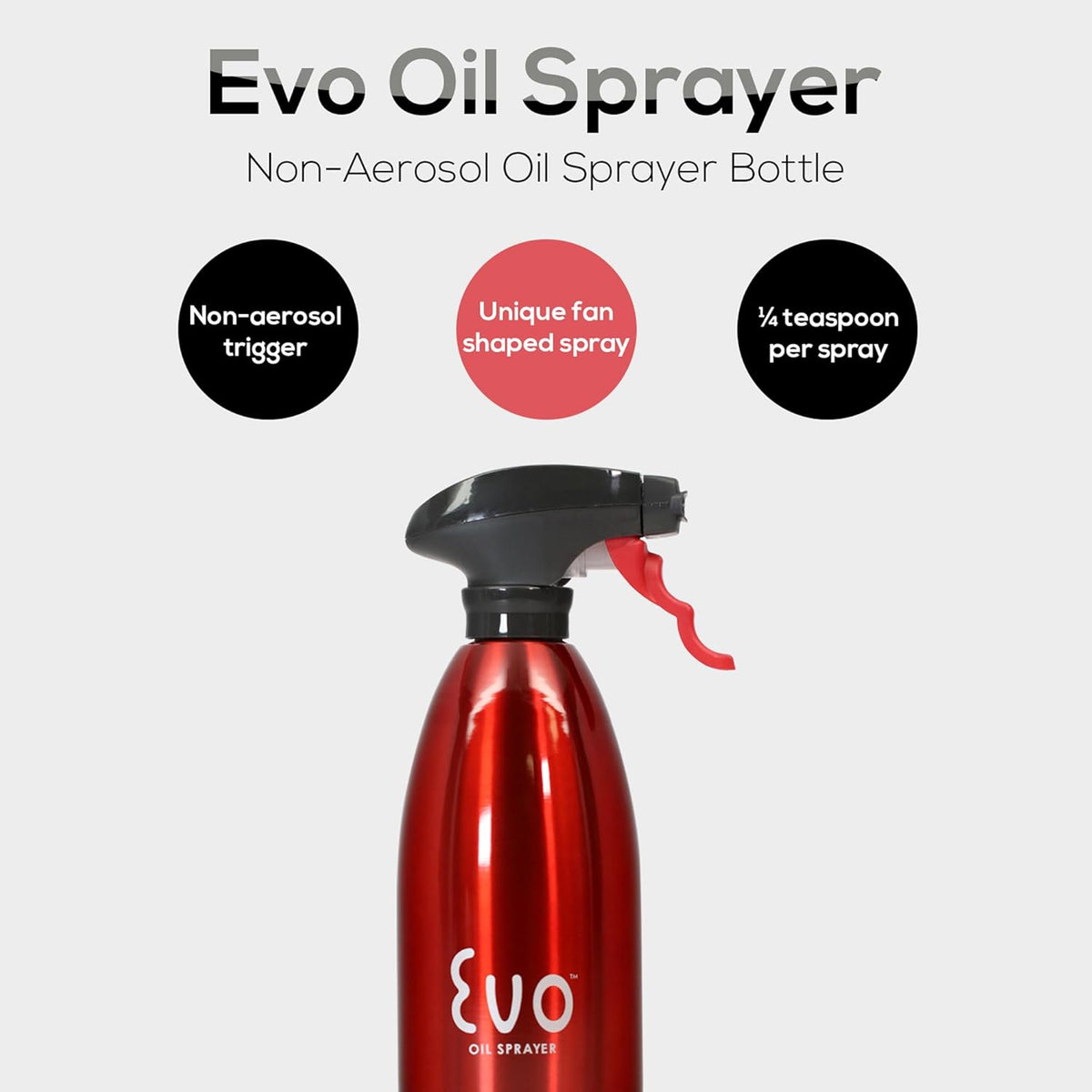 18/8 Stainless Steel, Non-Aerosol for Olive, Cooking Oils, and Vinegars, Silver, 16-Ounce Capacity