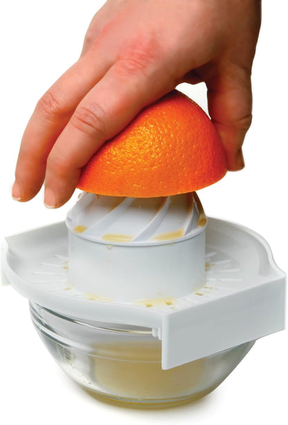Deluxe Mandoline Slicer, Grater, Shredder, Julienne and Juicer w/ Safety Guard White