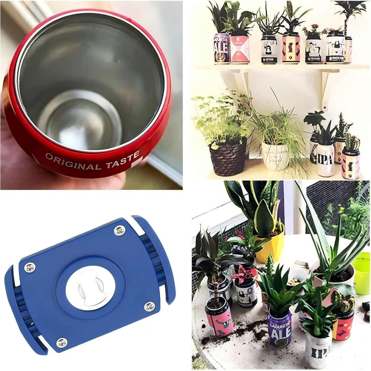 Aluminum Can Opener，can top remover， beer- Soft Edge- soda- can opener
