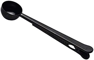3-PC Coffee Scoop & Clip, 2-in-1 Stainless Steel 1-Tbsp Spoon