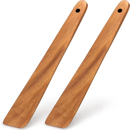 3 Pack Skinny Wooden Spurtle Set for Sourdough Starter Kit Accessories