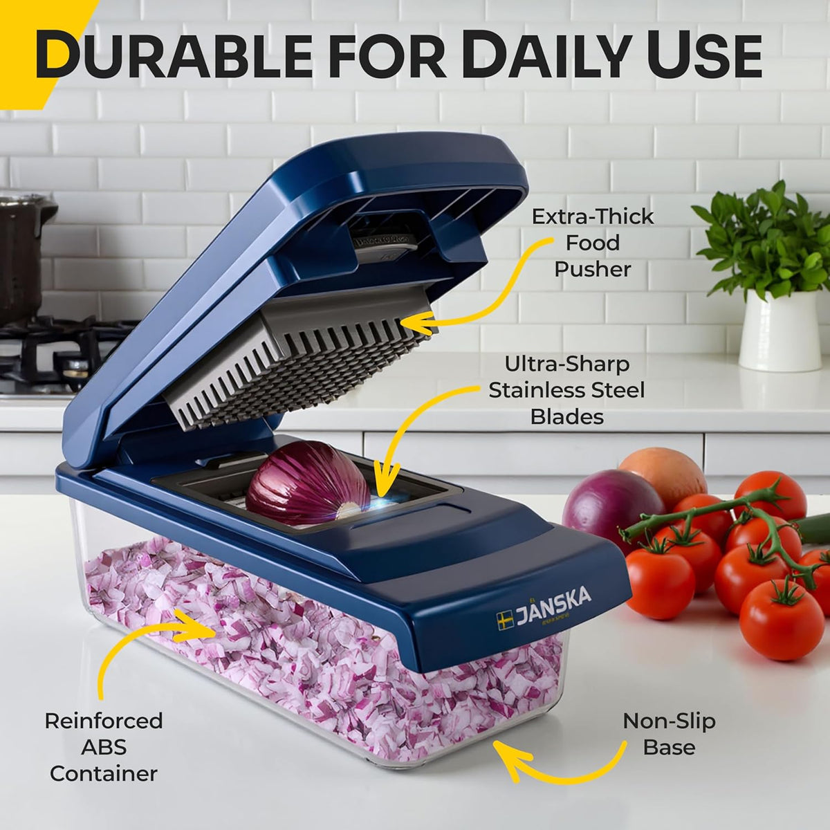 UltraChop All-In-1 Vegetable Chopper, Blue