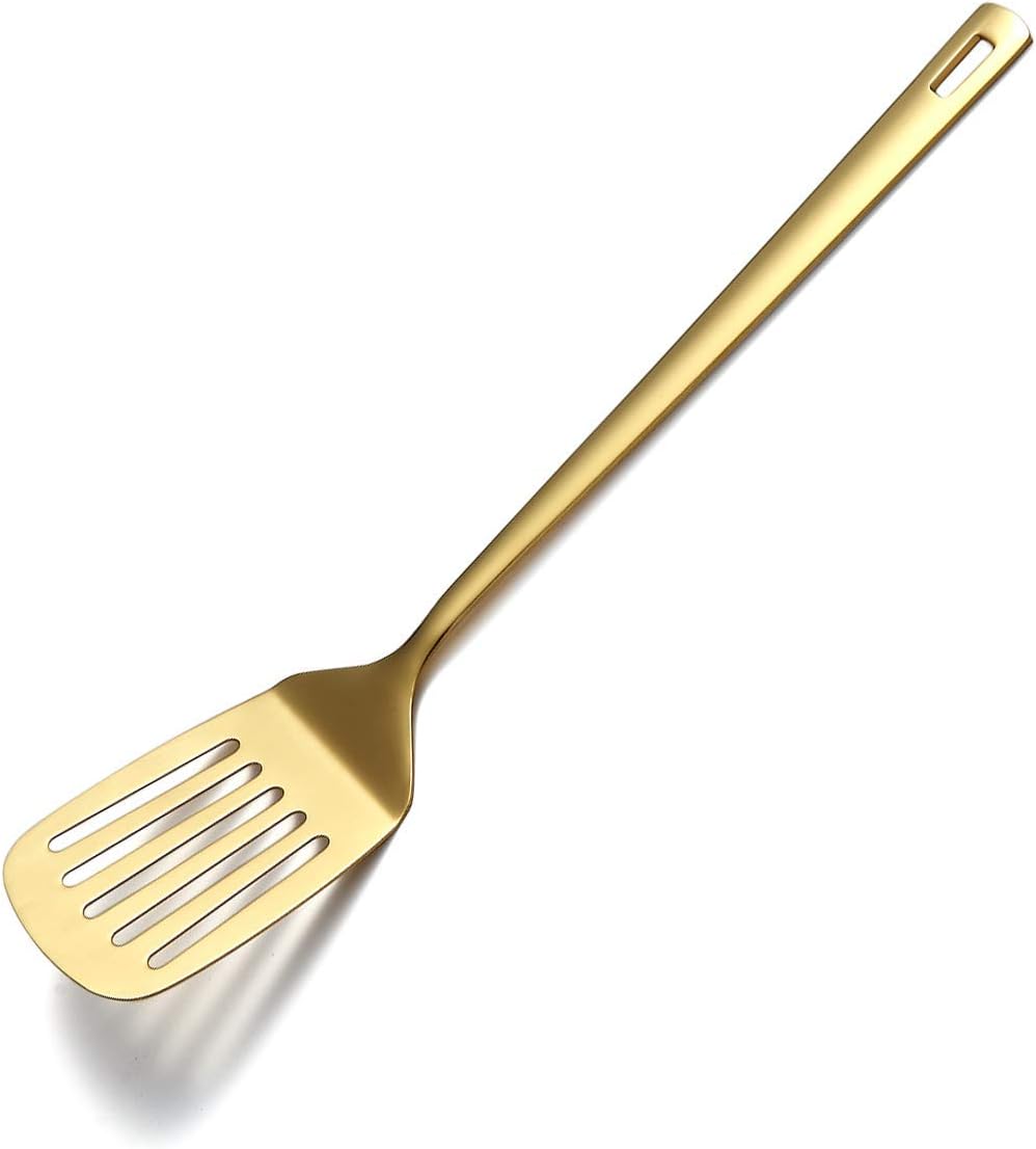 Gold Whisk, Whisk For Cooking With Titanium Gold Plating, Stainless Steel Balloon Whisk, Sturdy Kitchen Wire Whisk Set for Cooking, Baking, Blending, Beating, Dishwasher Safe, Easy to Clean