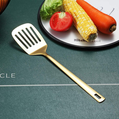 Gold Whisk, Whisk For Cooking With Titanium Gold Plating, Stainless Steel Balloon Whisk, Sturdy Kitchen Wire Whisk Set for Cooking, Baking, Blending, Beating, Dishwasher Safe, Easy to Clean