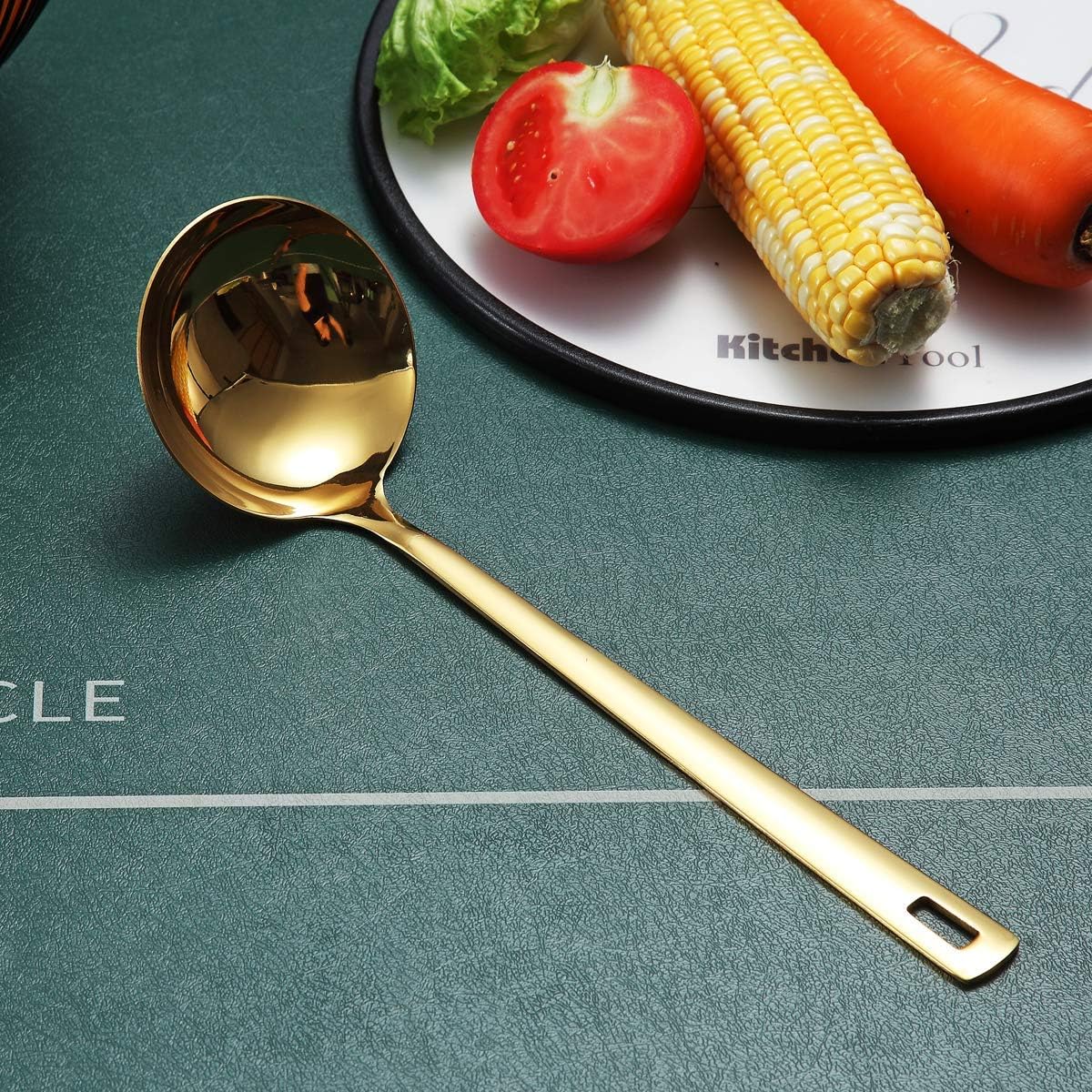 Gold Whisk, Whisk For Cooking With Titanium Gold Plating, Stainless Steel Balloon Whisk, Sturdy Kitchen Wire Whisk Set for Cooking, Baking, Blending, Beating, Dishwasher Safe, Easy to Clean