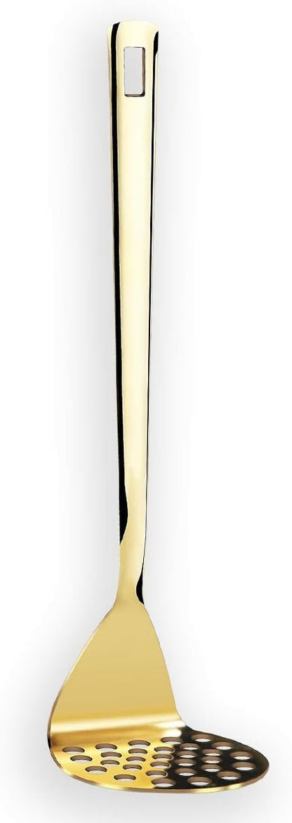 Gold Whisk, Whisk For Cooking With Titanium Gold Plating, Stainless Steel Balloon Whisk, Sturdy Kitchen Wire Whisk Set for Cooking, Baking, Blending, Beating, Dishwasher Safe, Easy to Clean