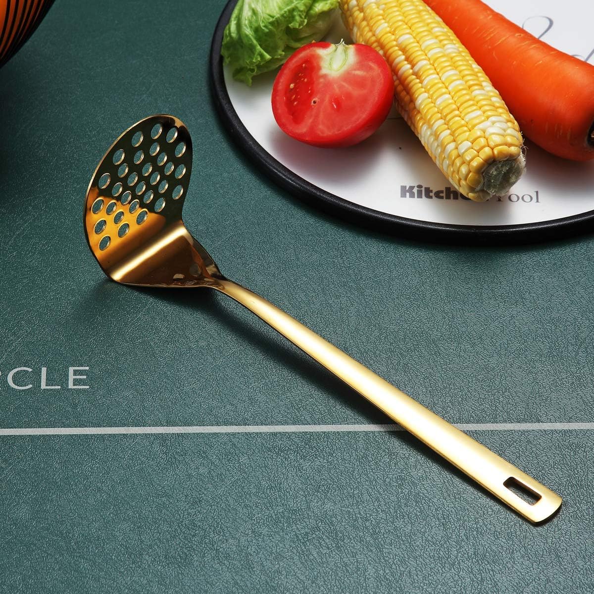 Gold Whisk, Whisk For Cooking With Titanium Gold Plating, Stainless Steel Balloon Whisk, Sturdy Kitchen Wire Whisk Set for Cooking, Baking, Blending, Beating, Dishwasher Safe, Easy to Clean