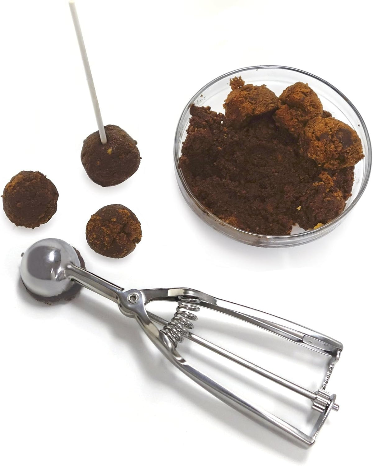 Stainless Steel Cookie Scoops, Set of 3
