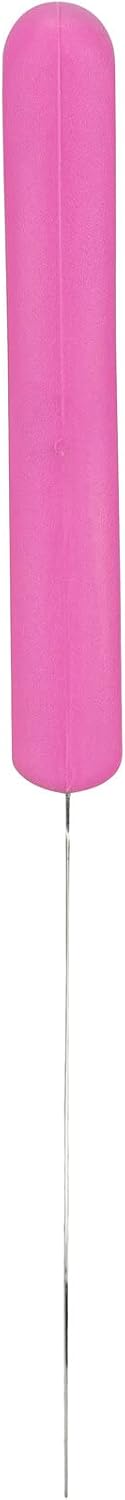 Steel Handheld Scraper Kitchen Scraper Tool with Food-Safe Plastic Handle for Griddles, Pans, Pots, and Cutting Boards in Commercial Settings, Stainless Steel, 3 Inches, Pink