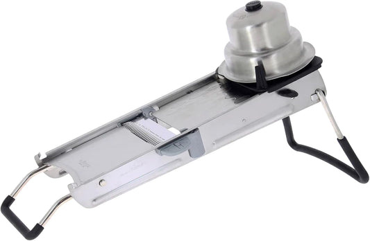 LA MANDOLINE REVOLUTION - Removable, Double-Sided Stainless Steel Blade - Ideal for Cutting, Shredding, Dicing & Cubing - Includes Three Julienne Blades - Made in France