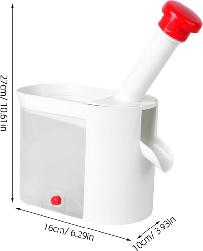 Cherry Pitter Tool with Easy Squeeze Grip and Removable Container Multifunctional Fruit and Vegetable Core Remover for Kitchen Use 10.62X6.29X3.93 Inch