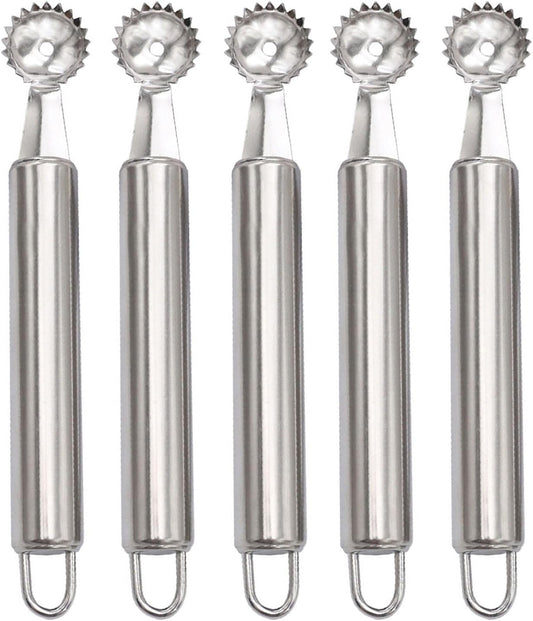 5 Pack Fruit Pullers Tomato Stem Removers Practical Cherry Tomato Corer Tool Stainlesss Steels Strawberry Hullers Kitchen Device