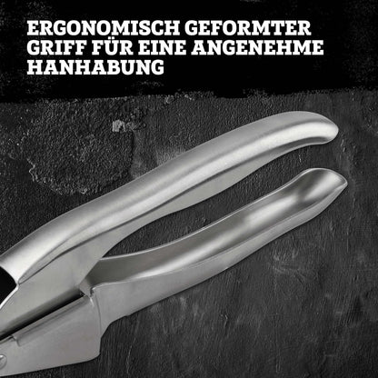 22296 Garlic Press, Garlic Press, Kitchen Helper, Stainless Steel, Silver, 17.5 x 3.5 cm