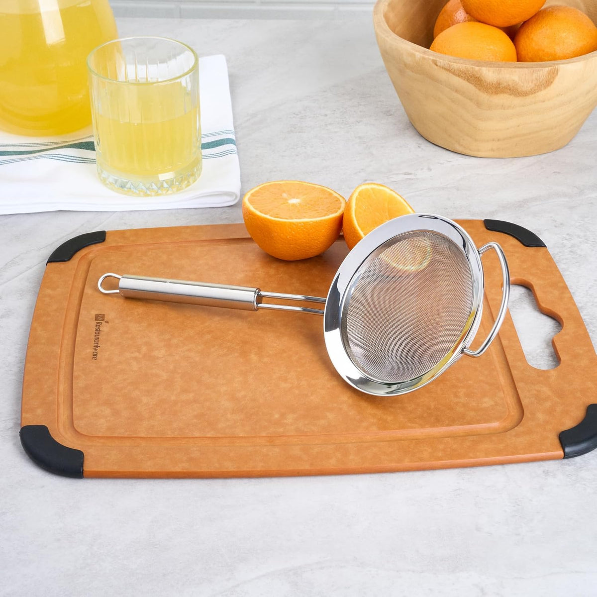 Stainless Steel Fine Mesh Strainer, 11.7 x 3.9 x 2.9 In