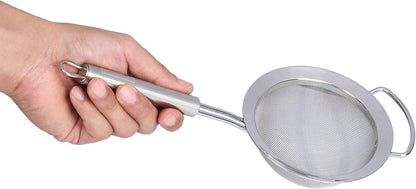 Stainless Steel Fine Mesh Strainer, 11.7 x 3.9 x 2.9 In