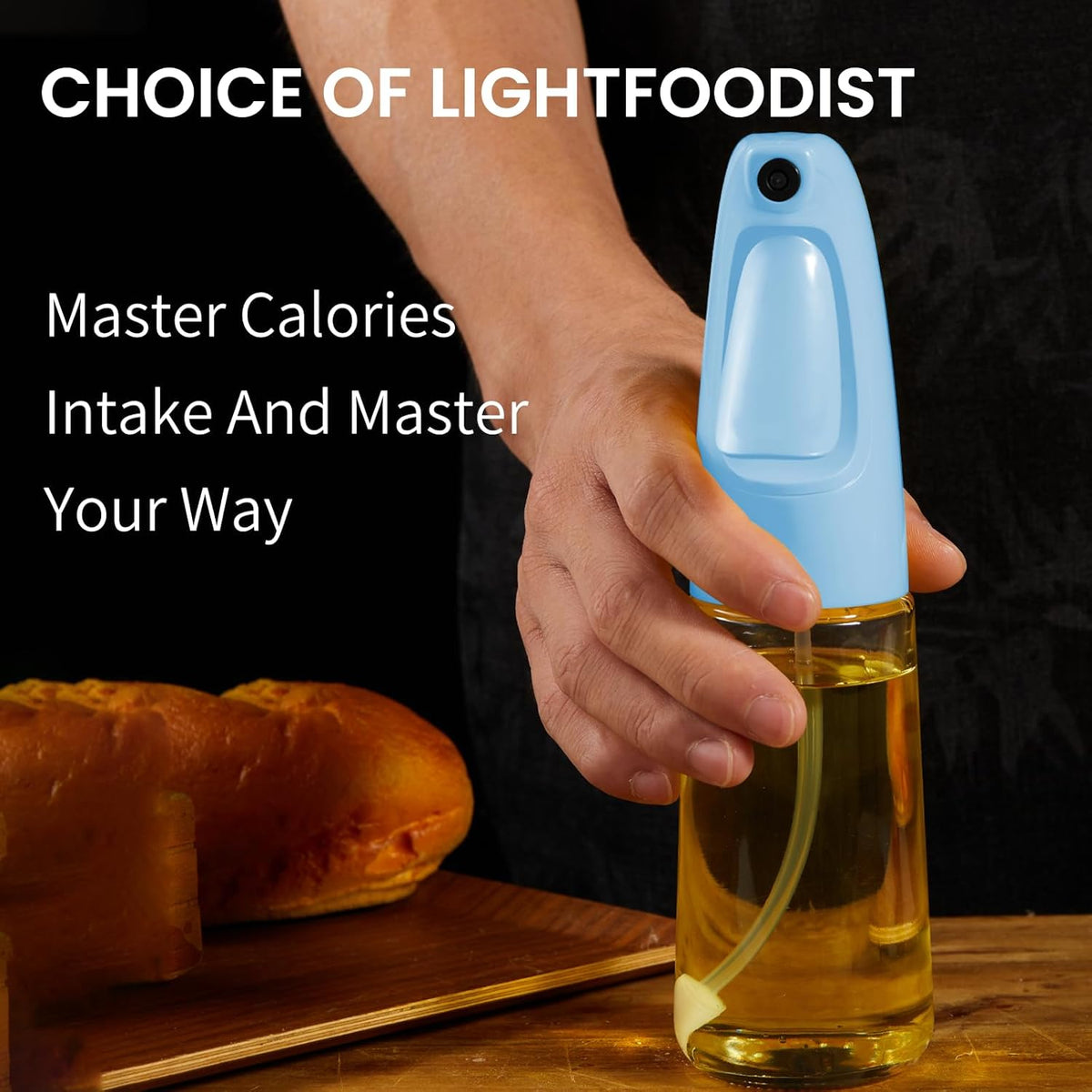 Oil Sprayer for Cooking, Olive Oil Sprayer Mister, Olive Oil Spray Bottle for Cooking, Salads, BBQs and More (Green)