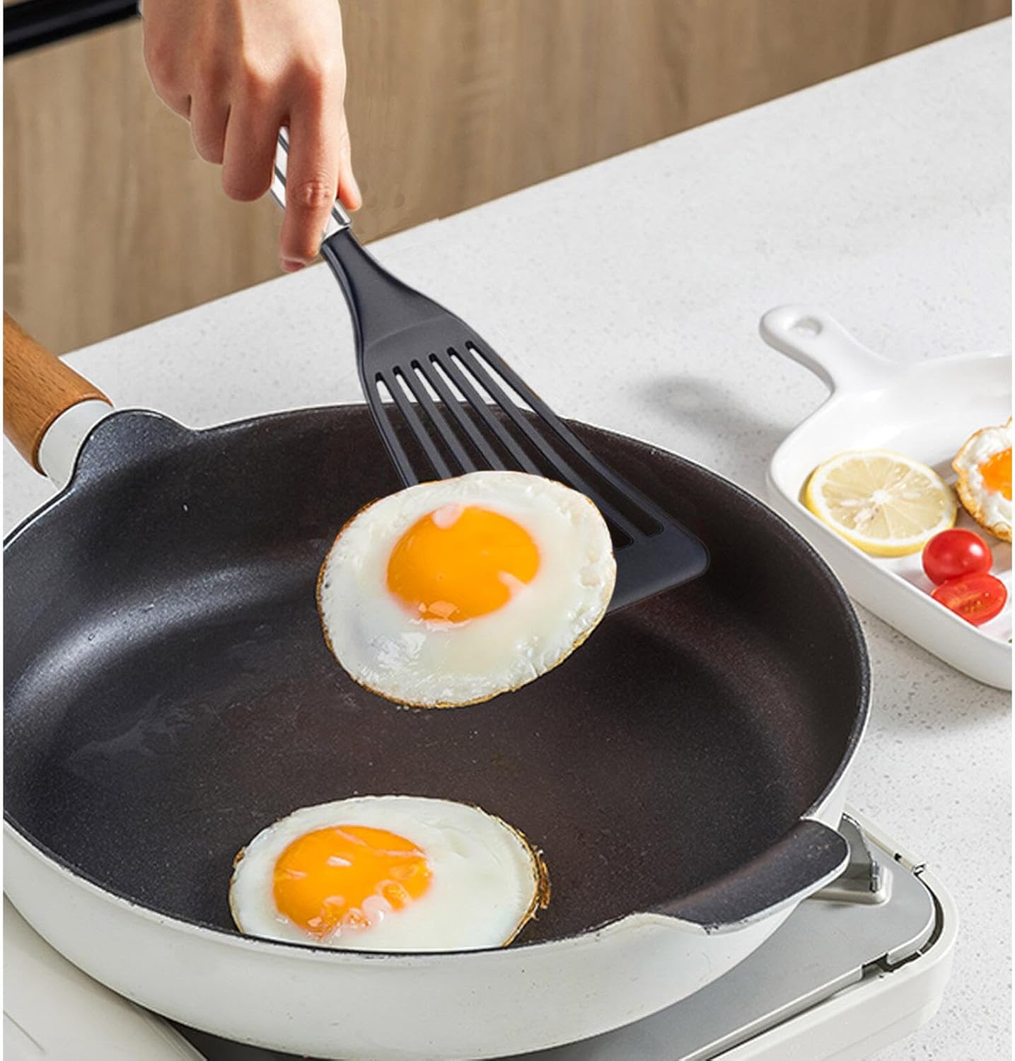 Flexible Fish Turner Spatula, for Fish/Egg/Meat/Dumpling Frying