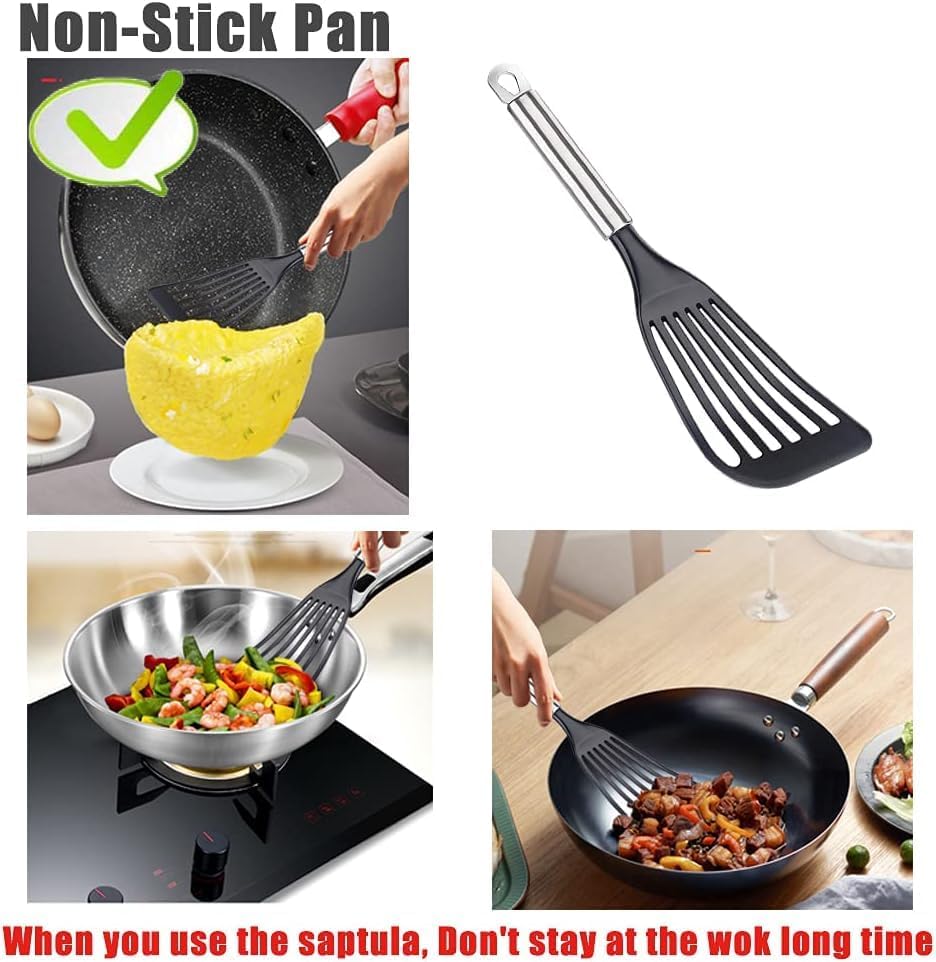 Flexible Fish Turner Spatula, for Fish/Egg/Meat/Dumpling Frying