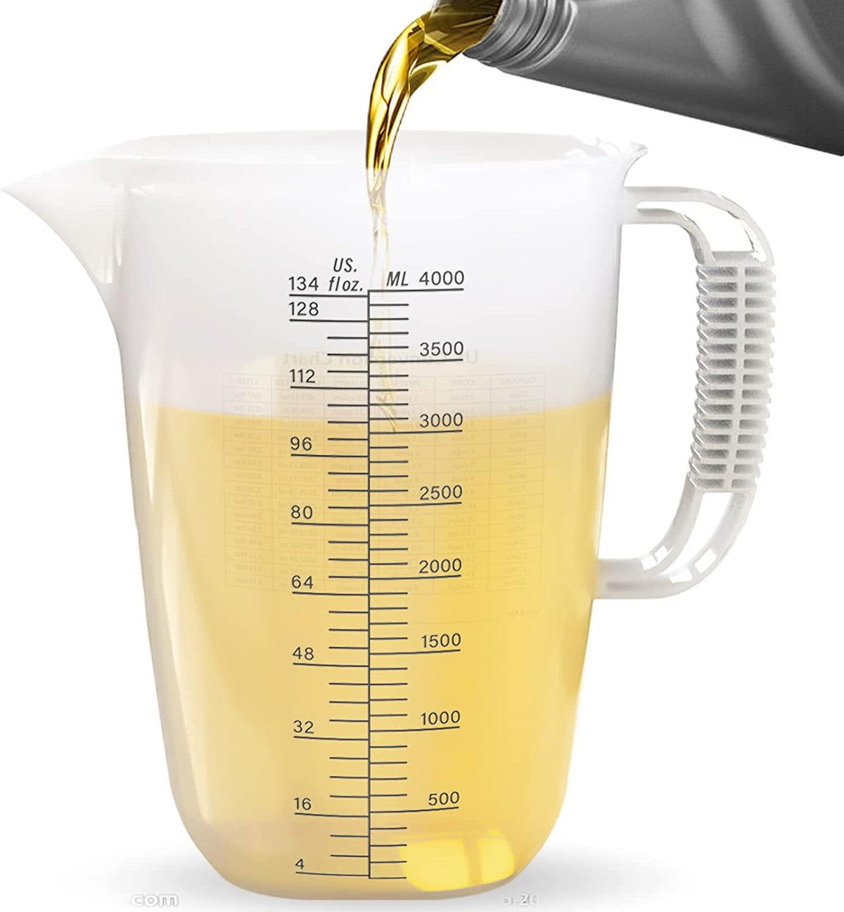 Glass Measuring Cup,6Cup/1500ml/50oz Liquid Measuring Cups, Measuring Cup With Handle and V-Shaped Spout, Glass Beaker with Three Scales (OZ, Cup, ML), Dishwasher/Freezer/Microwave Safe