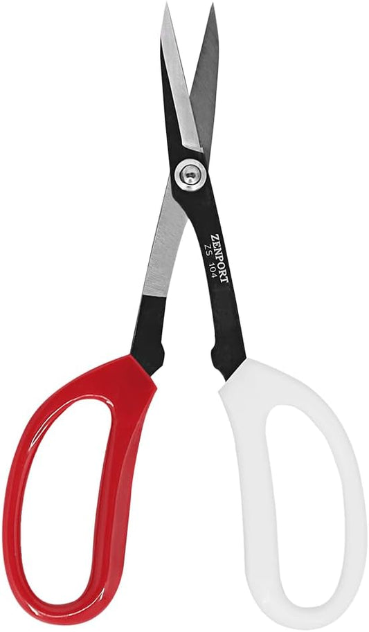 ZS104 Deluxe Scissors, 8 inches long, Horticulture & Craft Scissors with Durable Carbon Steel Blades, Precision Cutting of Plants, Garden, Fruit, and Craft Materials
