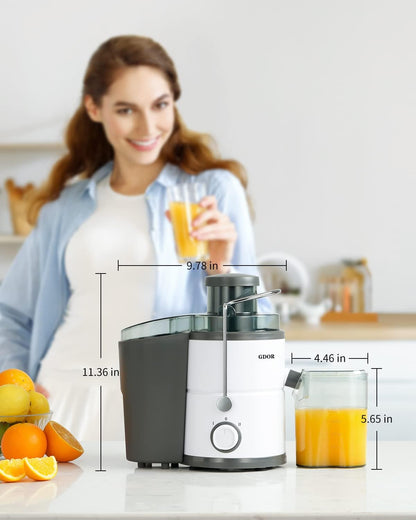800W Juicer Machine, 3" Wide Chute for Whole Fruits & Vegs